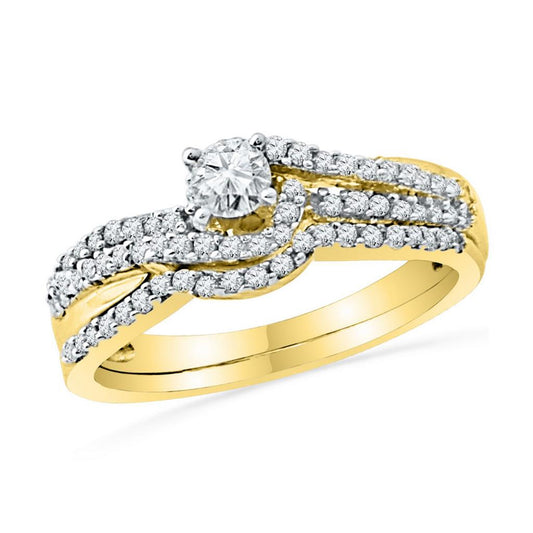 1/2CTW-Diamond 1/5CT-CRD BRIDAL SET