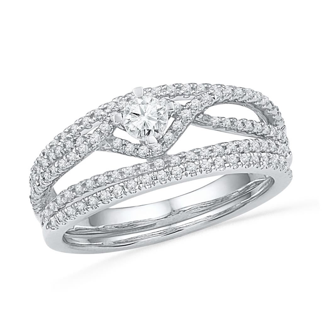 1/2CTW-Diamond FASHION BRIDAL SET