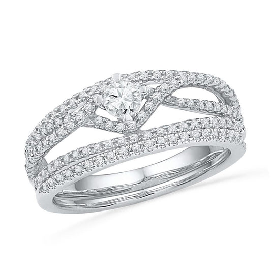 1/2CTW-Diamond FASHION BRIDAL SET