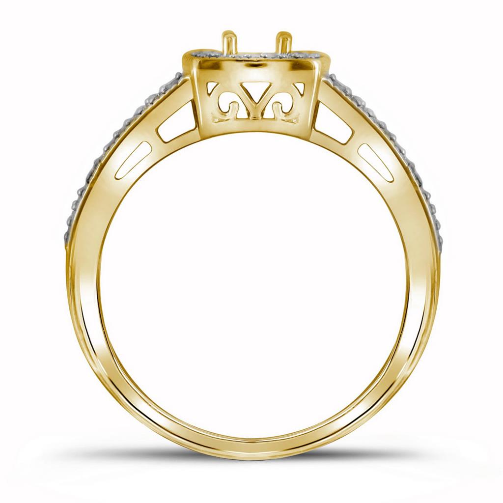 1/3CTW-Diamond SEMI-MOUNT BRIDAL SET