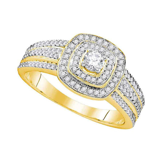 1/2CTW-Diamond 1/6CT-CRD BRIDAL RING