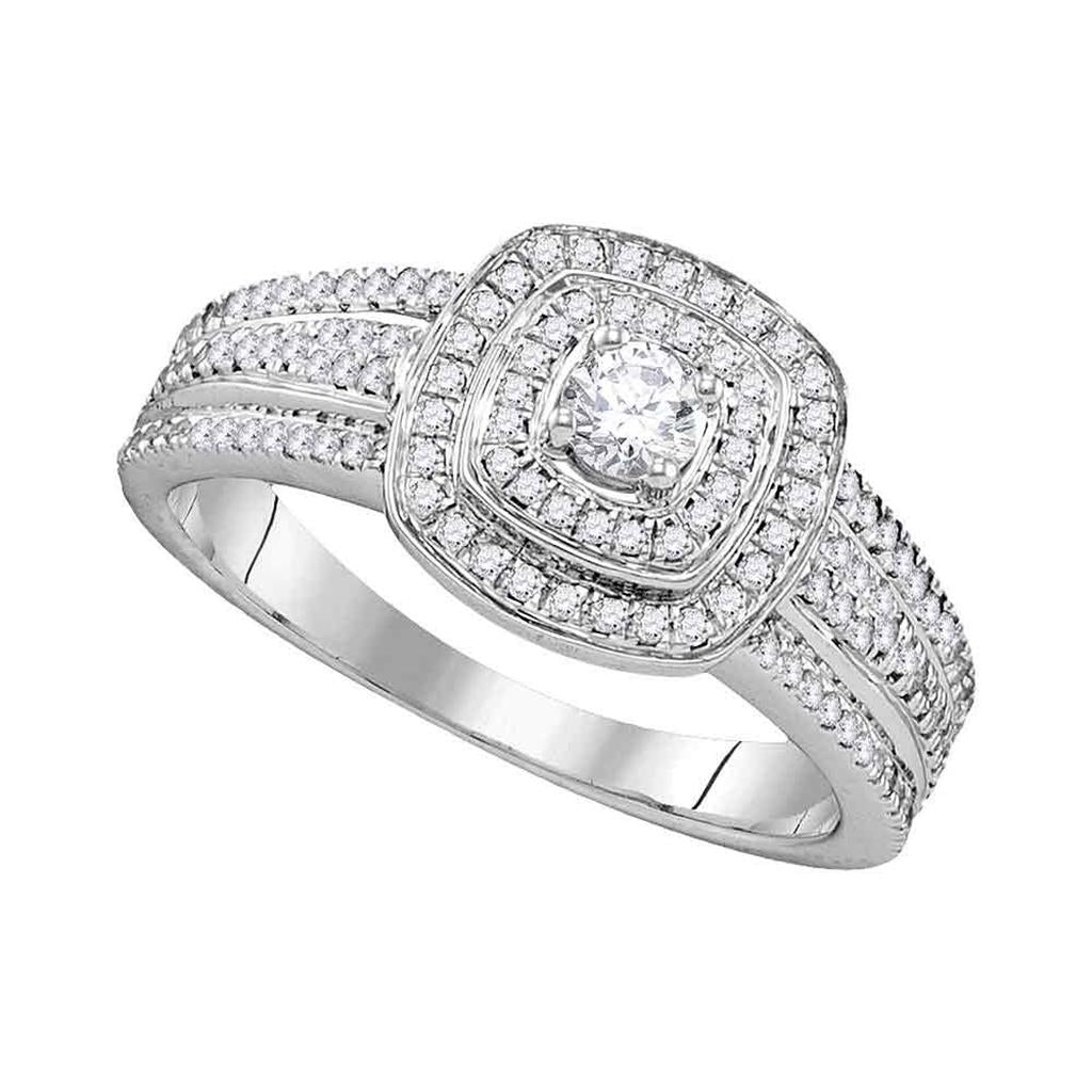 1/2CTW-Diamond 1/6CT-CRD BRIDAL RING