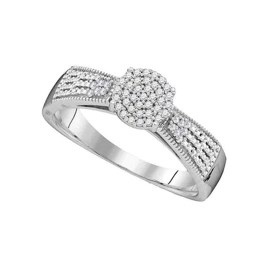 1/6CTW-Diamond FASHION BRIDAL RING
