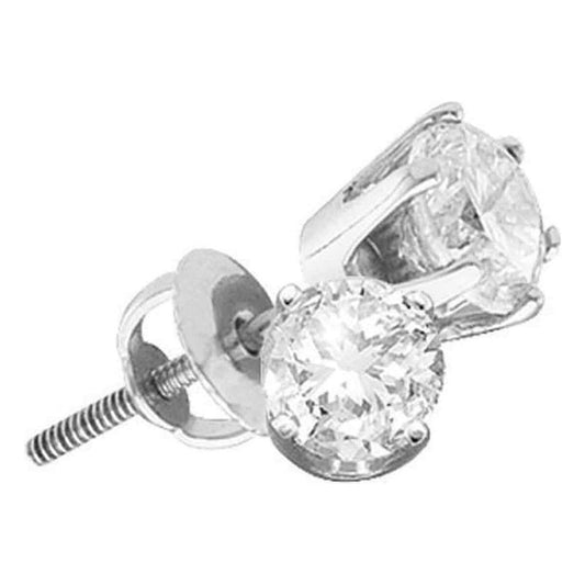 2 CT-(SUPREME) ROUND DIAMOND STUDS CERTIFIED