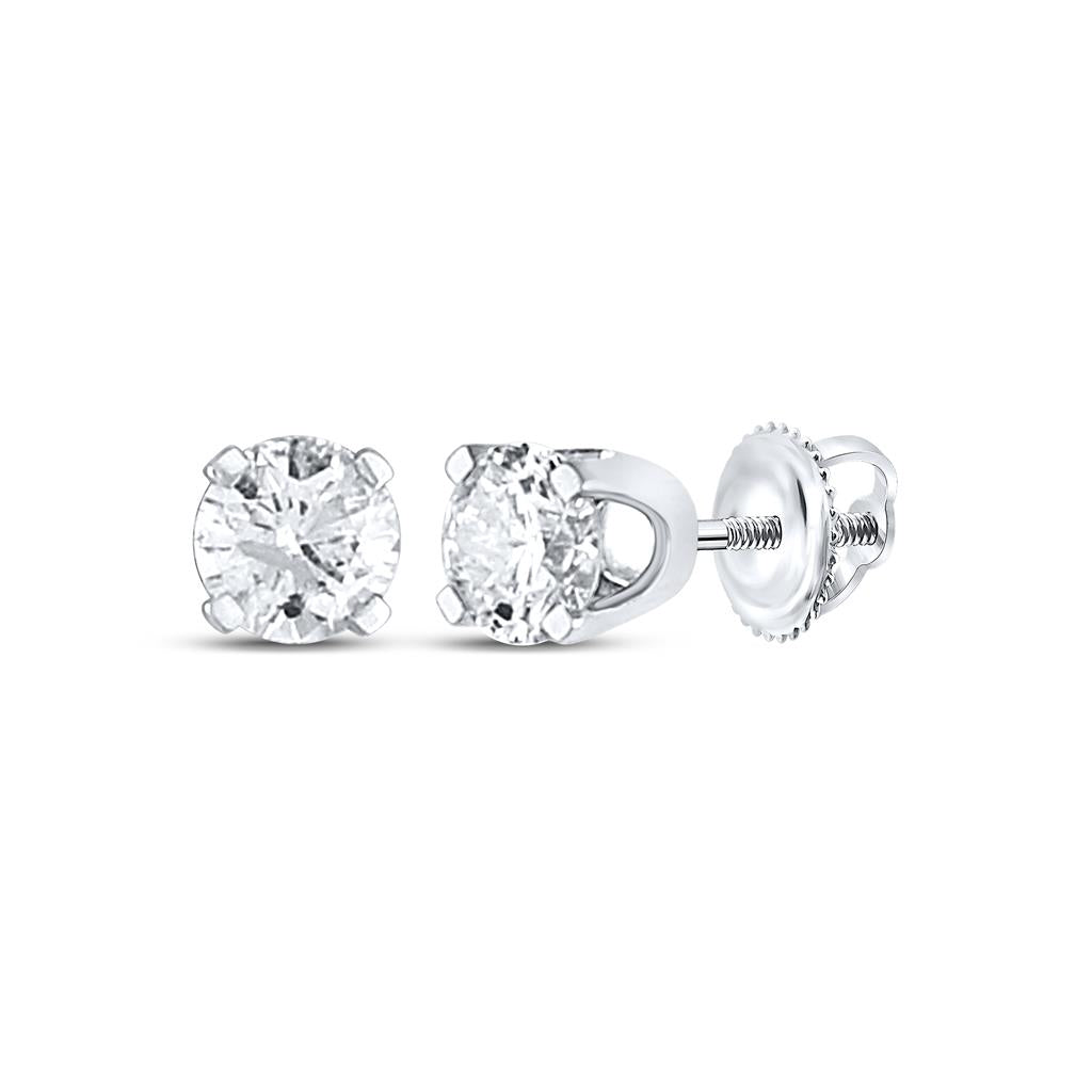 1/5 CT Diamond SUP ROUND STUDS CERTIFIED