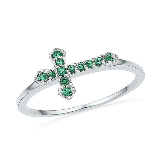 1/8CTW LEM GEMSTONE LAB CREATED RING