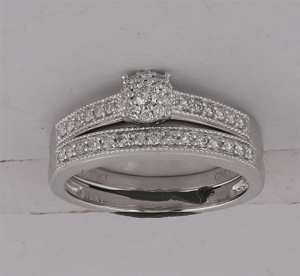 1/3-CTW-Diamond CIARA  BRIDAL SET