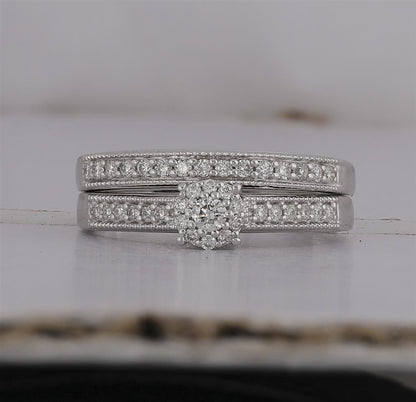 1/3-CTW-Diamond CIARA  BRIDAL SET