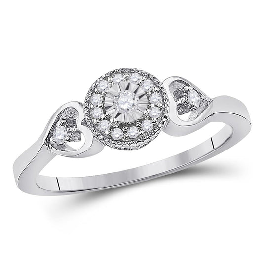 1/8CTW-Diamond FASHION BRIDAL  PROMISE RING