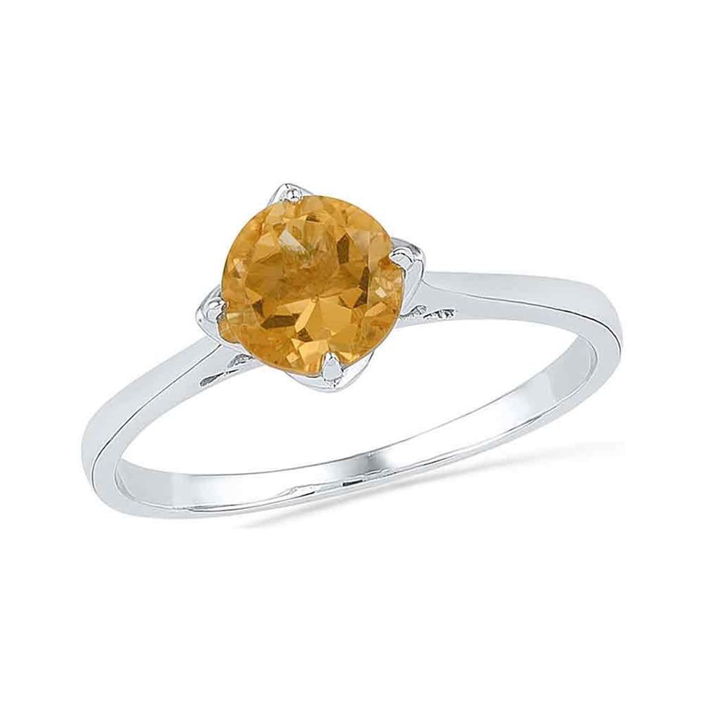 3/4CTW CITRINE RING