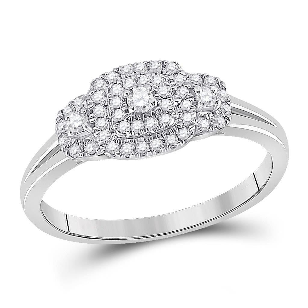 1/4CT-Diamond BRIDAL FASHION RING
