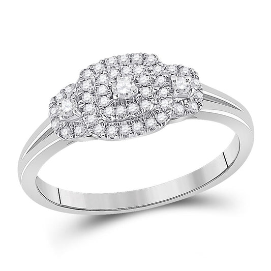 1/4CT-Diamond BRIDAL FASHION RING
