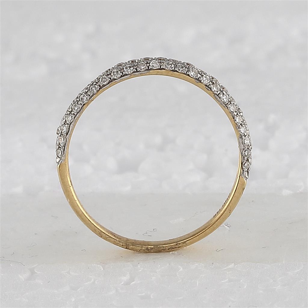 14k Yellow Gold Princess Diamond Halo Bridal Wedding Ring Set 1-1/4 Cttw (Certified)