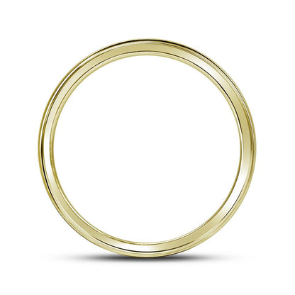 10k Yellow Gold Round Diamond Wedding Band Ring 1 Cttw