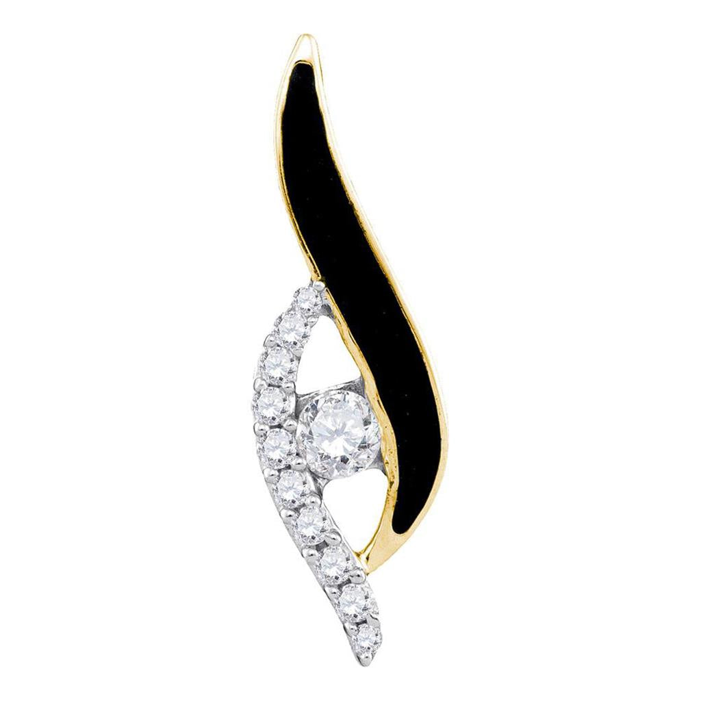 1/3CTW-Diamond FASHION BLACK PENDANT