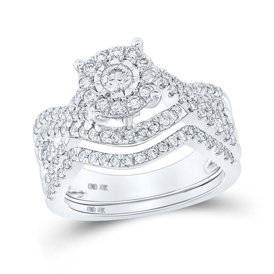 1 CTW-Diamond CIARA BRIDAL SET