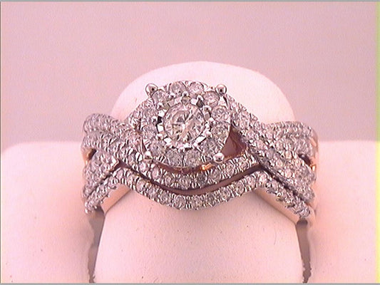 1 CTW-Diamond CIARA BRIDAL SET