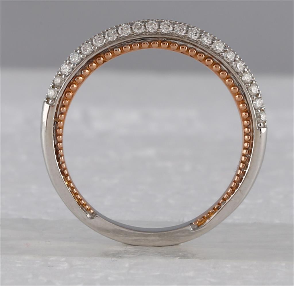 14k Two-tone Gold Round Diamond Bridal Wedding Ring Set 1-7/8 Cttw (Certified)