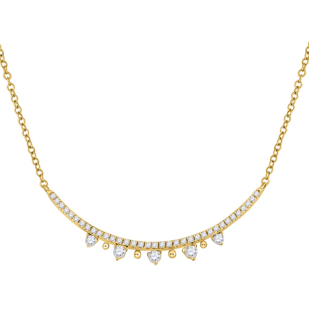 1/4CTW-Diamond FASHION    NECKLACE