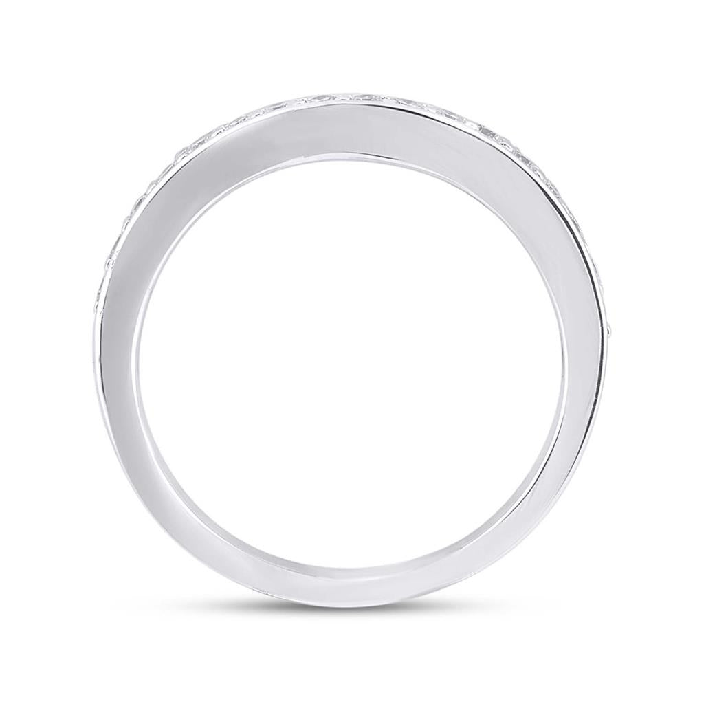 14k White Gold Round Diamond Bridal Wedding Ring Set 1-1/4 Cttw (Certified)
