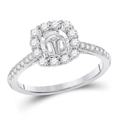 1/2 CTW-Diamond SM 3/4CT-CRD BRIDAL RING