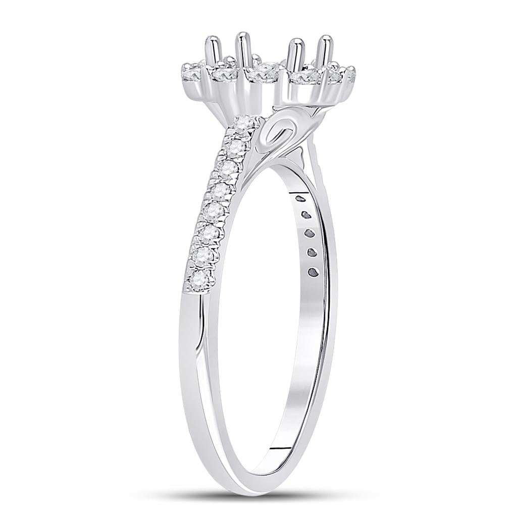 1/2 CTW-Diamond SM 3/4CT-CRD BRIDAL RING