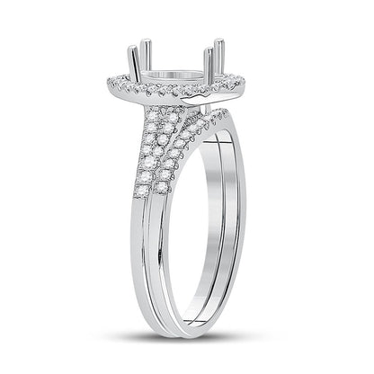 3/8CTW-Diamond SM 1CT-CMQ BRIDAL RING