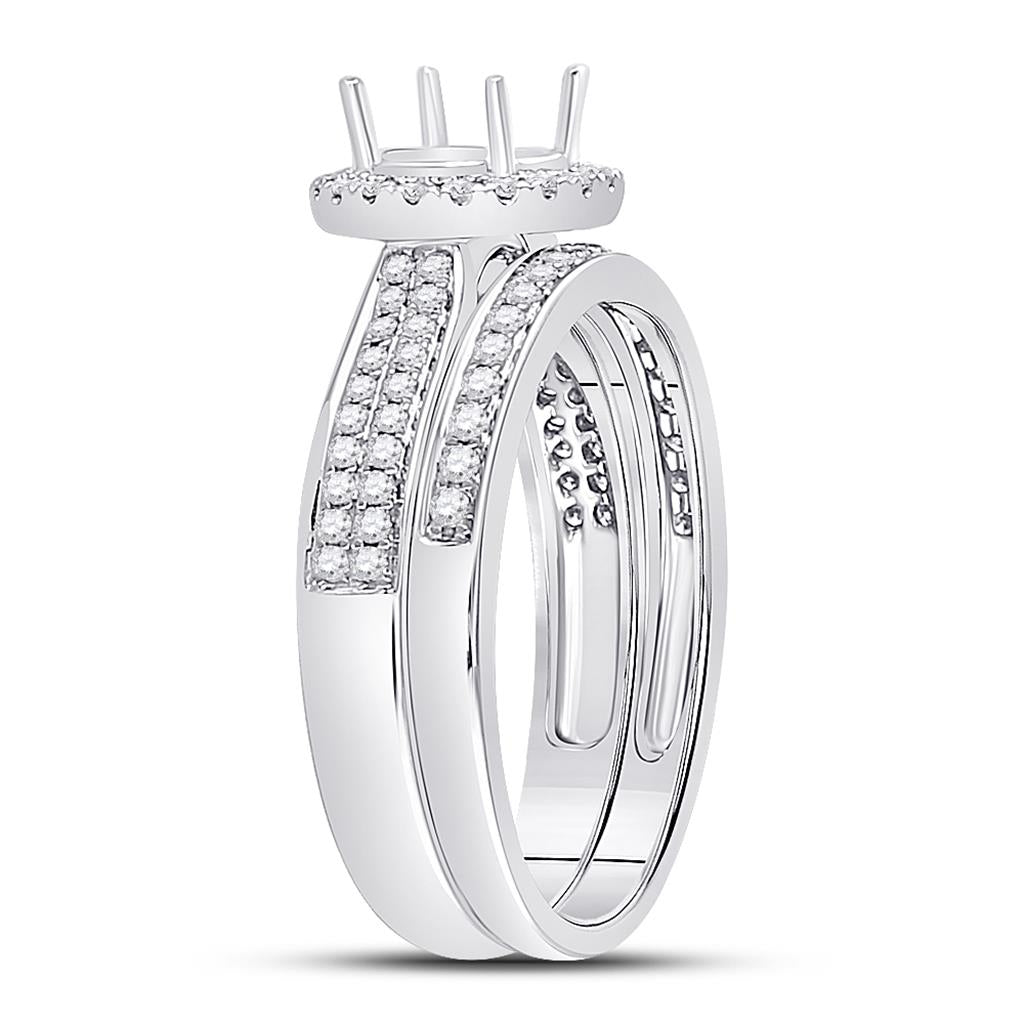 1/2CTW-Diamond SM 1CT-CRD BRIDAL SET