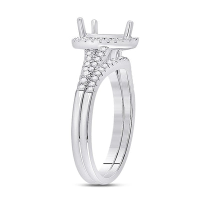 3/8CTW-Diamond SM 3/4CT-CPER BRIDAL RING