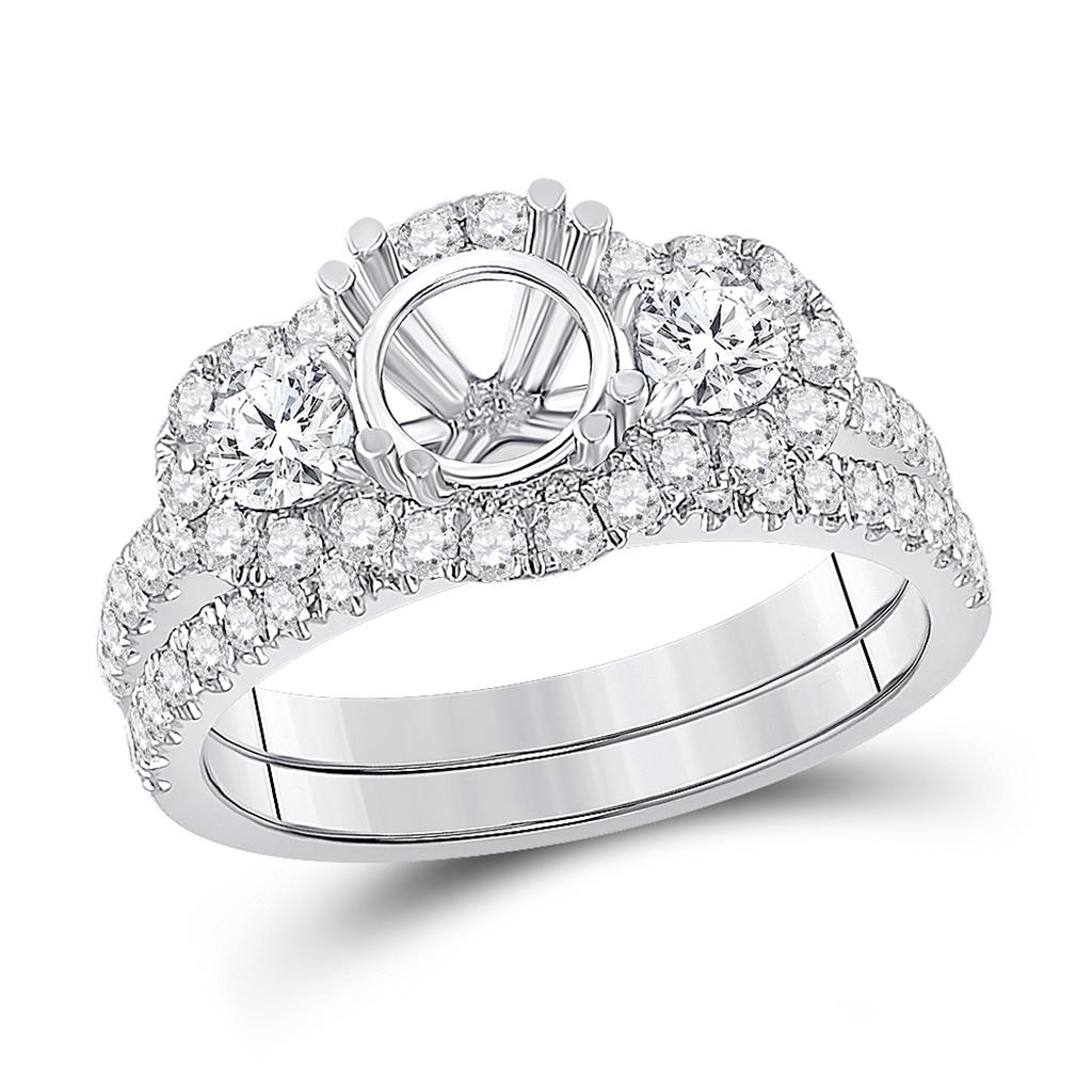 1 1/4CTW-Diamond SM 1CT-CRD BRIDAL RING
