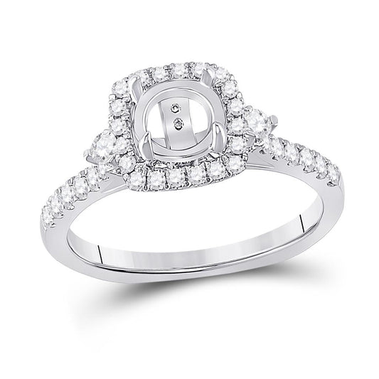 1/2CTW-Diamond SM 1CT-CRD BRIDAL RING