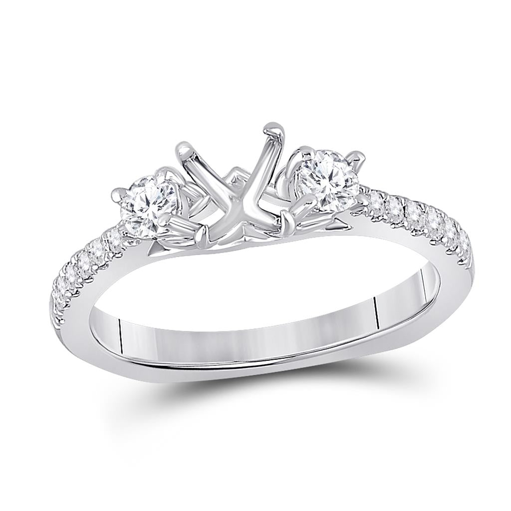 1/2CTW-Diamond SM 3/4CT-CRD BRIDAL RING