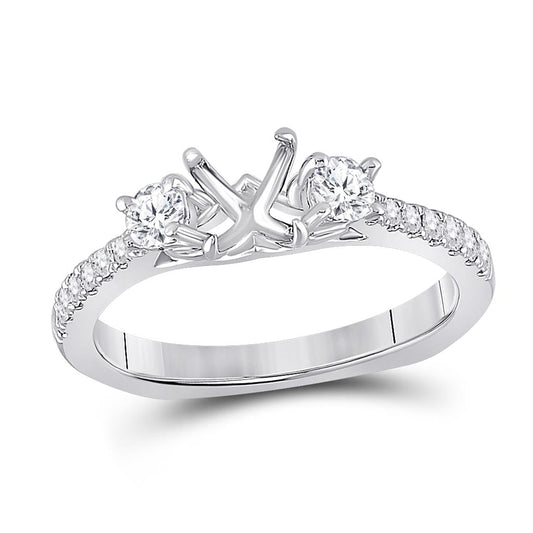 1/2CTW-Diamond SM 3/4CT-CRD BRIDAL RING
