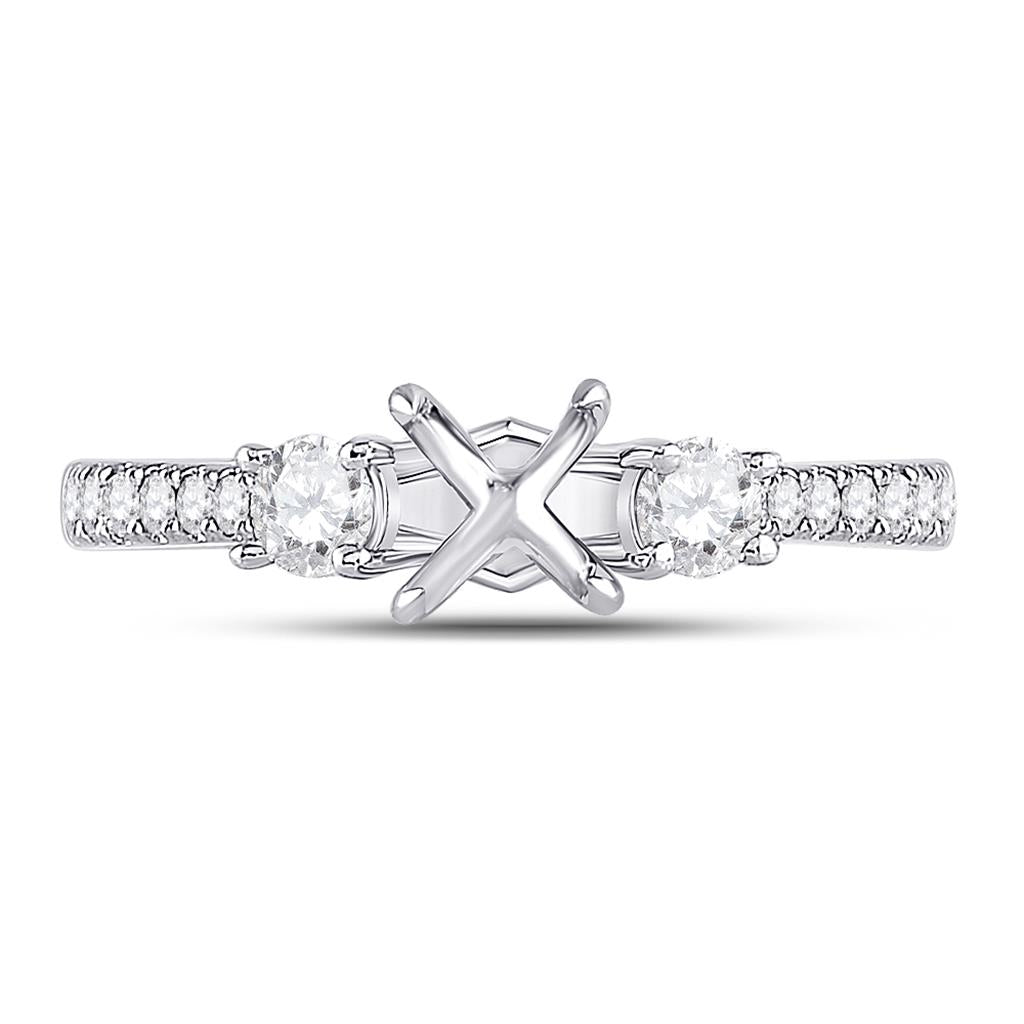 1/2CTW-Diamond SM 3/4CT-CRD BRIDAL RING