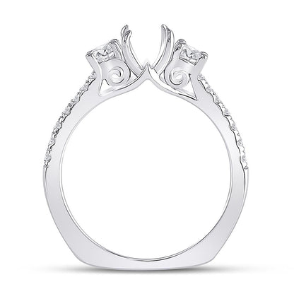 1/2CTW-Diamond SM 3/4CT-CRD BRIDAL RING