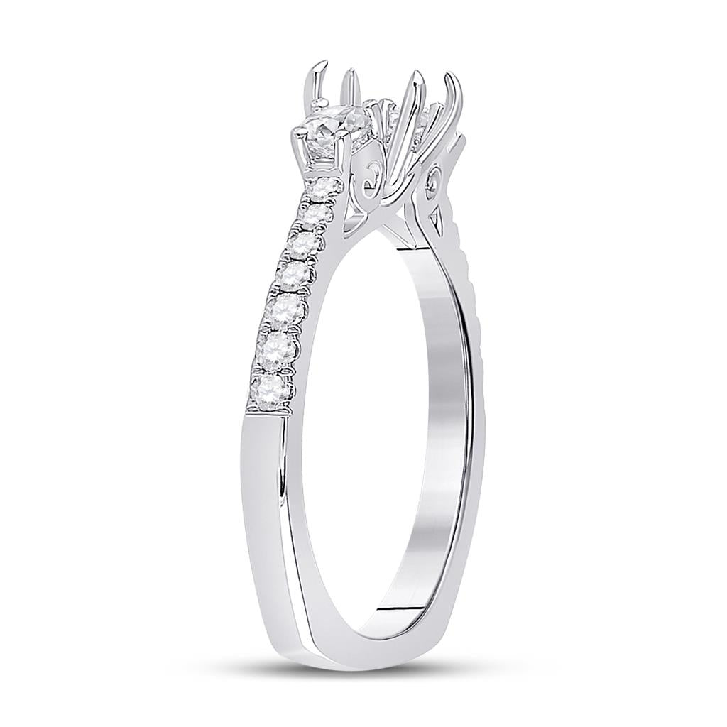 1/2CTW-Diamond SM 3/4CT-CRD BRIDAL RING