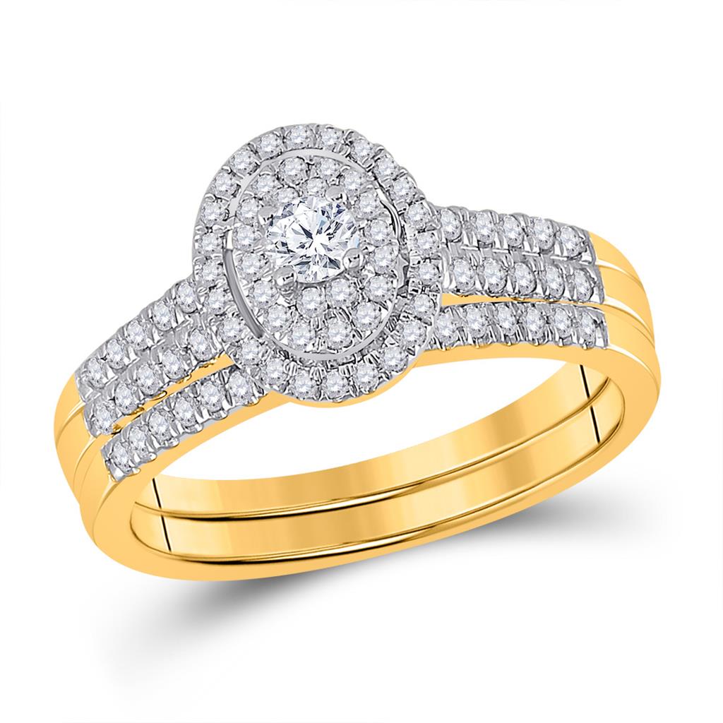 1/2CTW-Diamond 1/8CT-CRD CIARA BRIDAL SET