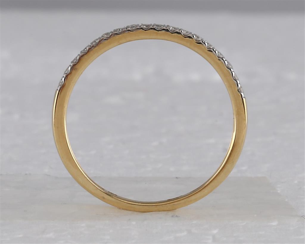 10k Yellow Gold Round Diamond Bridal Wedding Ring Set 1 Cttw