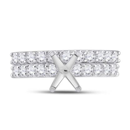 1CTW-Diamond SEMI-MOUNT 1 1/5CT-CEM BRIDAL SET