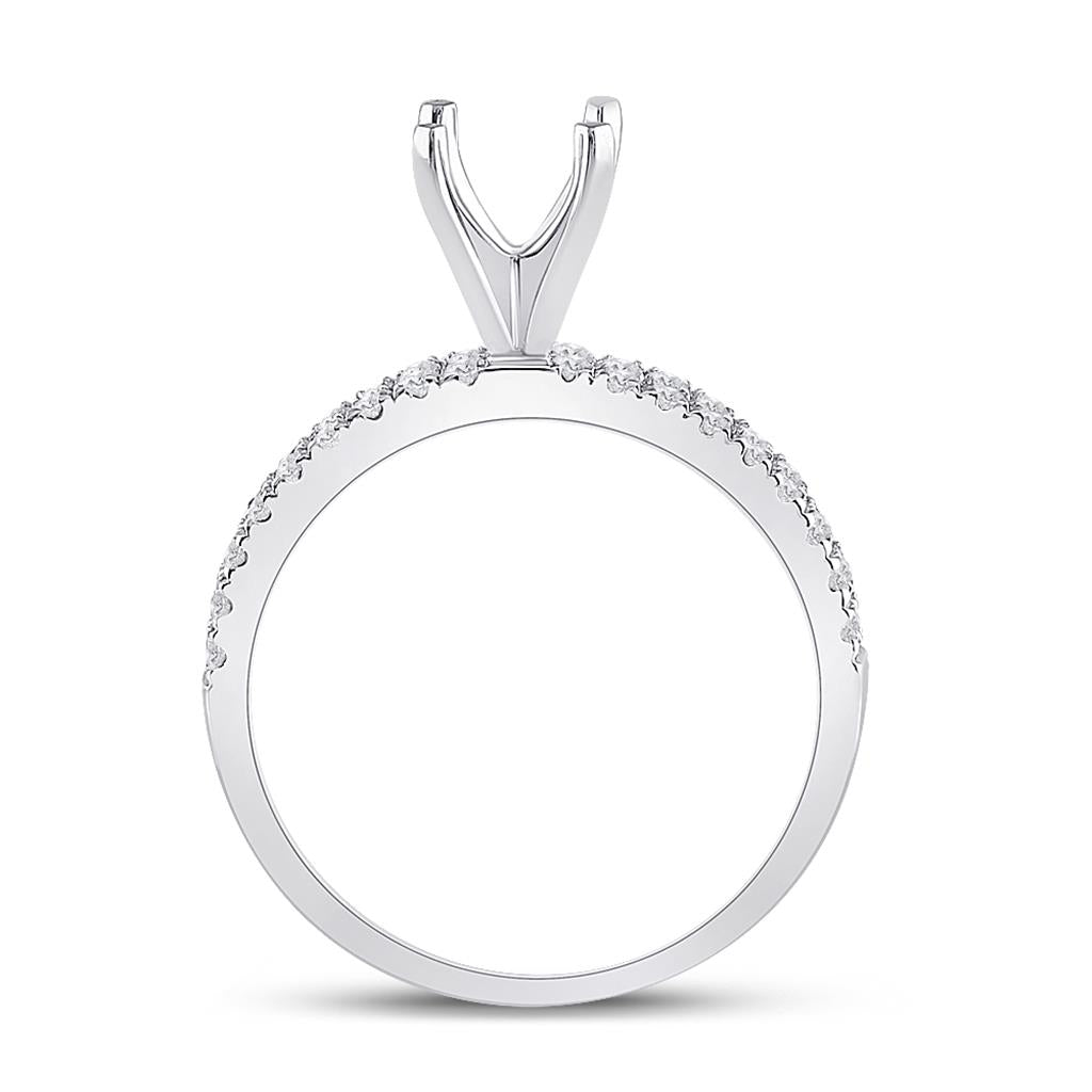 1/2CTW-Diamond SM 7/8CT-CPR BRIDAL SET