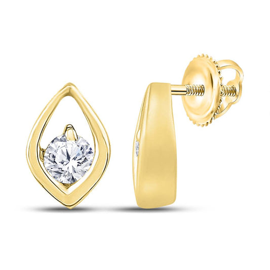 1/6CTW-Diamond EARRING