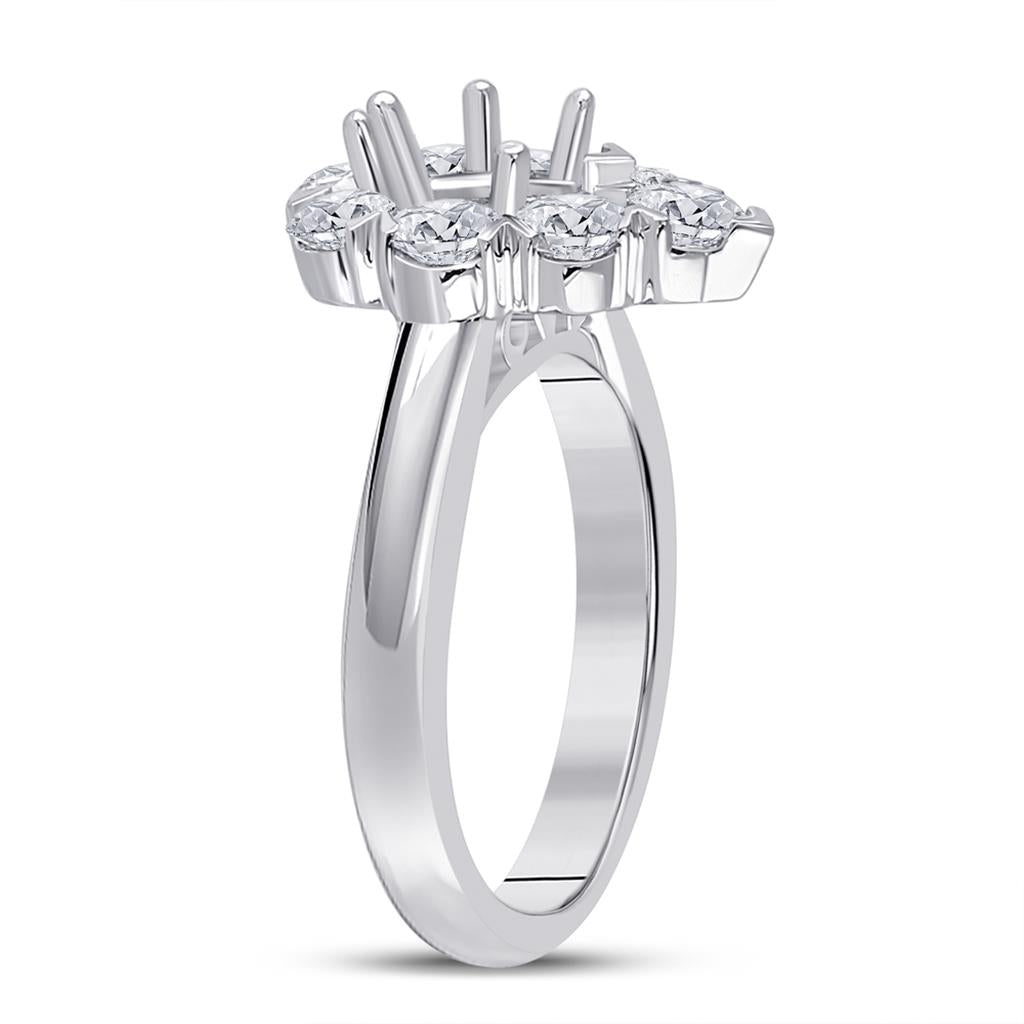 1 1/2CT-Diamond SM 1CT-CPEAR BRIDAL RING