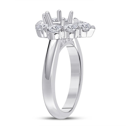 1 1/2CT-Diamond SM 1CT-CPEAR BRIDAL RING