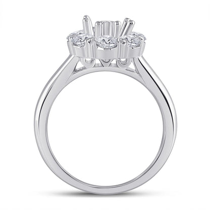 1 1/2CT-Diamond SM 1CT-CPEAR BRIDAL RING