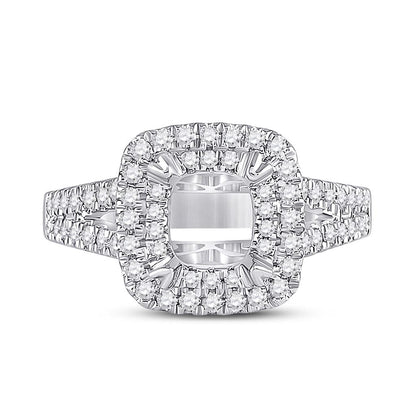 5/8CT-Diamond SM 1 1/4CT-CCUSHION BRIDAL RING