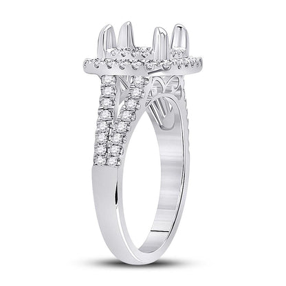 5/8CT-Diamond SM 1 1/4CT-CCUSHION BRIDAL RING