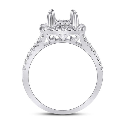 5/8CT-Diamond SM 1 1/4CT-CCUSHION BRIDAL RING