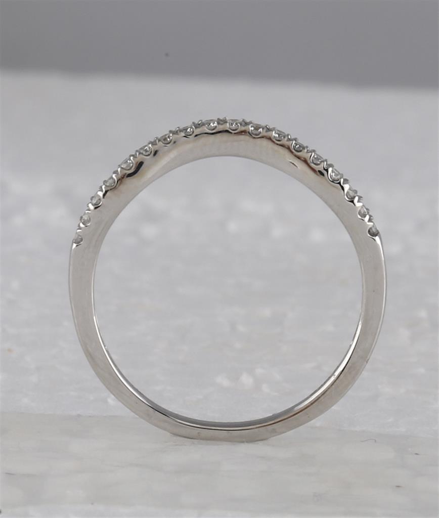 14k White Gold Round Diamond Bridal Wedding Ring Set 1 Cttw