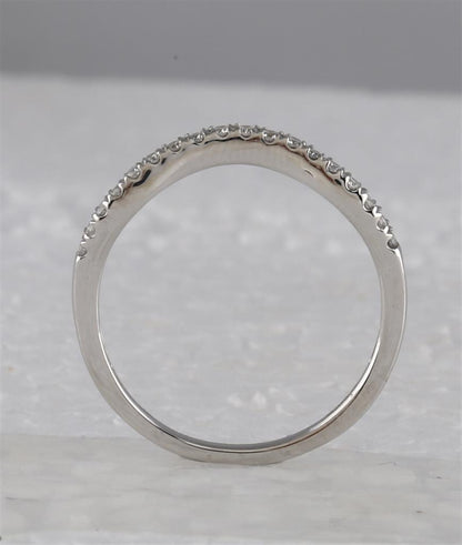 14k White Gold Round Diamond Bridal Wedding Ring Set 1 Cttw