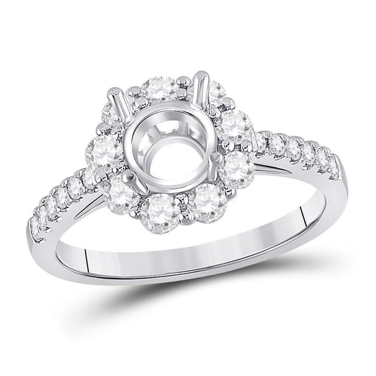 3/4CT-Diamond SM 1CT-CRD BRIDAL RING